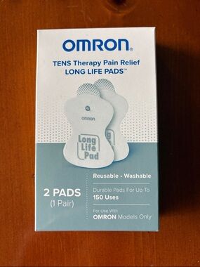 OMRON TENS Therapy Long Life Pads - 1 Pair Reusable BNWT